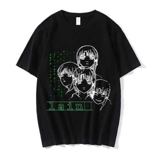 Dark Anime Techwear Oversized Goth Streetwear Graphic T-Shirt