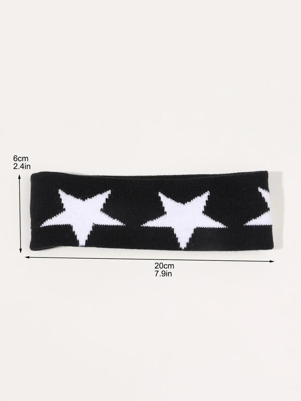 Star Pattern Headband Y2K Grunge Alternative Everyday Hair Accessory