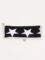 Star Pattern Headband Y2K Grunge Alternative Everyday Hair Accessory
