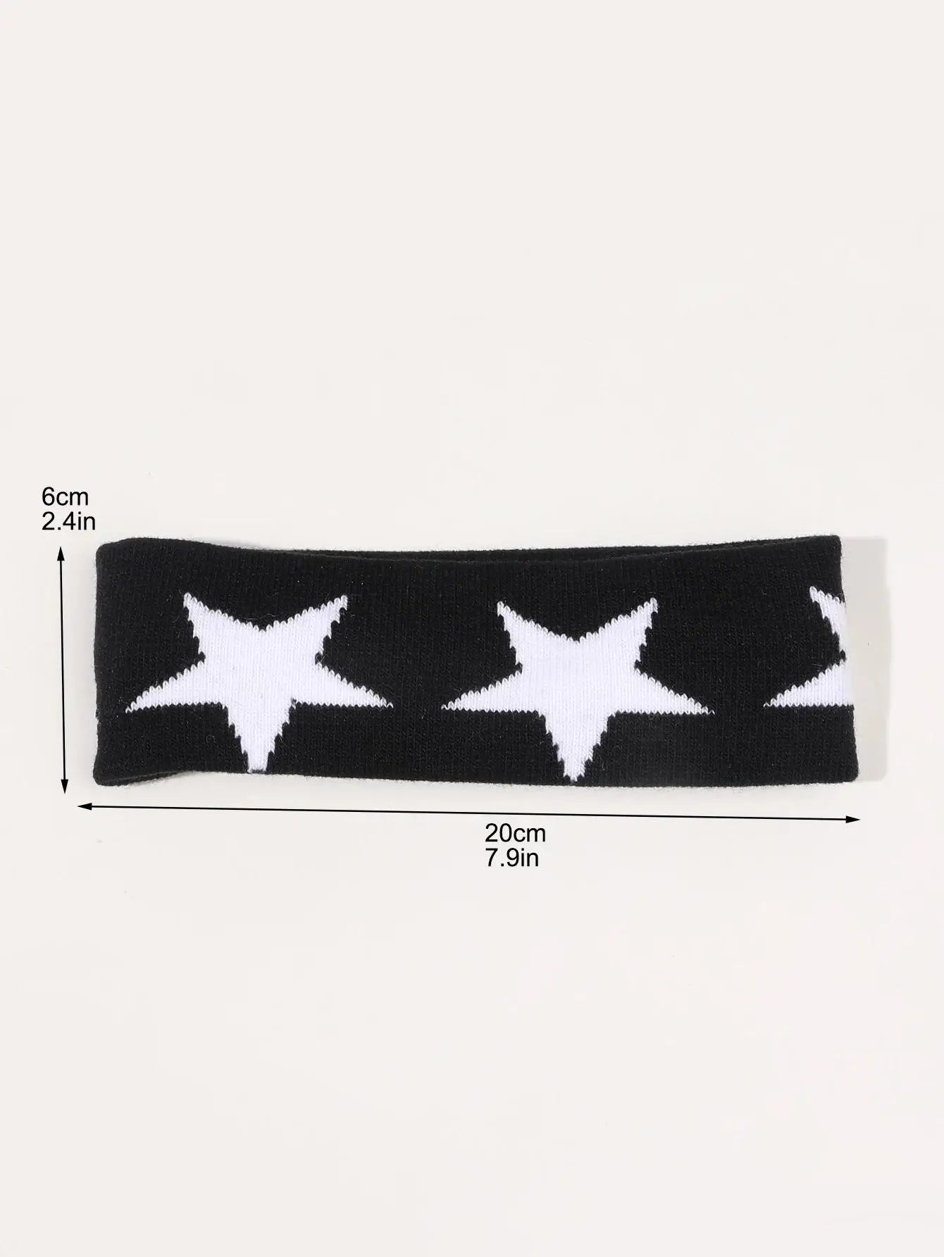 Star Pattern Headband Y2K Grunge Alternative Everyday Hair Accessory