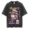 Retro Anime Goth Poster Style Oversized Manga Graphic Streetwear T-Shirt