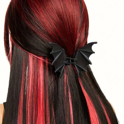 Gothic Bat Wing Hair Claw Clip Alternative Statement Hairstyle Accessory