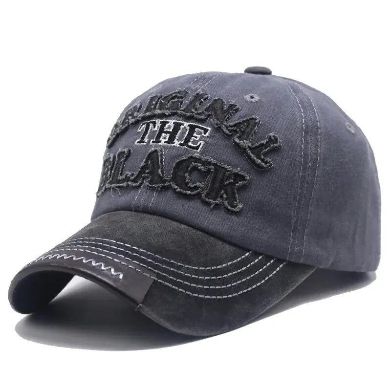 Unisex Vintage Washed Baseball Cap with Embroidered Detail for Everyday Casual Streetwear Style