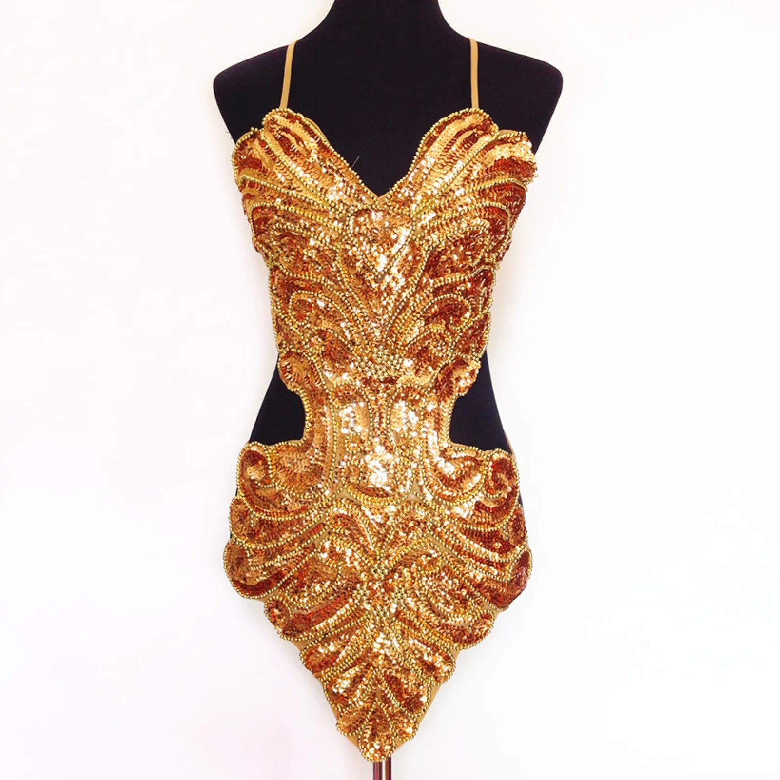 Allover Sequin Mini Dress With Sculpted Strapless Silhouette And Statement Shine