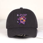 Graphic Embroidered Dad Cap Adjustable Curved Brim Streetwear Baseball Hat
