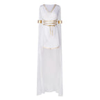 Fantasy Goddess Gothic Dress with Ethereal Streetwear Aesthetic