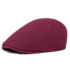 Classic Cotton Ivy Flat Cap Minimalist Driving Hat for Everyday Wear