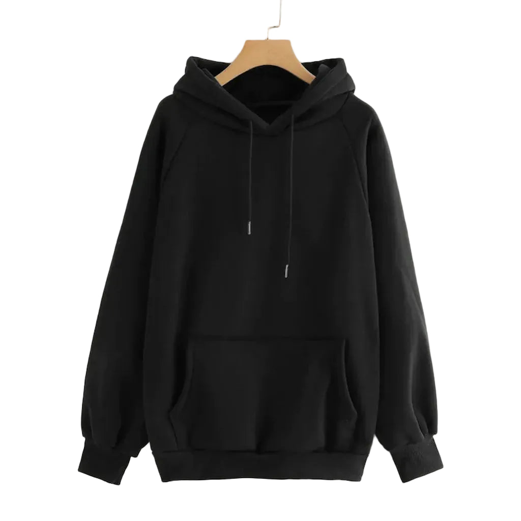 Women's Minimalist Oversized Pullover Hoodie Relaxed Casual Streetwear Everyday Essential Sweatshirt