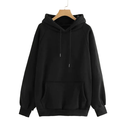 Women's Minimalist Oversized Pullover Hoodie Relaxed Casual Streetwear Everyday Essential Sweatshirt
