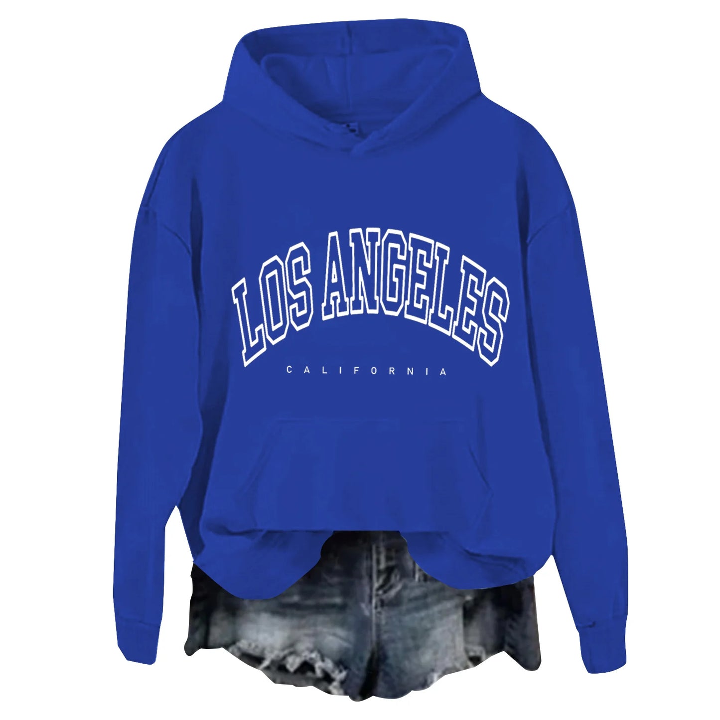 Oversized Collegiate Graphic Hoodie with Relaxed Fit for Everyday Streetwear
