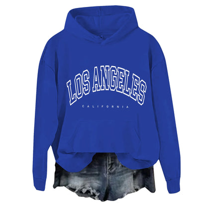 Oversized Collegiate Graphic Hoodie with Relaxed Fit for Everyday Streetwear