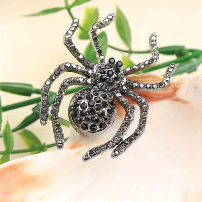 Gothic Spider Statement Brooch for Dark Alternative Styling