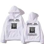 Vintage Tour Graphic Hoodie with Relaxed Streetwear Silhouette and Back Print