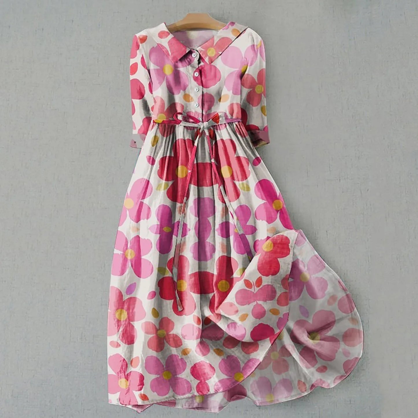 Vintage Embroidered Waist Cottagecore Inspired Alternative Midi Dress
