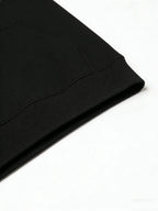 Minimalist Typography Streetwear Hoodie with Relaxed Fit and Kangaroo Pocket