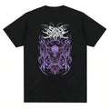 Dark Anime Gothic Graphic T-Shirt with Abstract Manga Streetwear Artwork