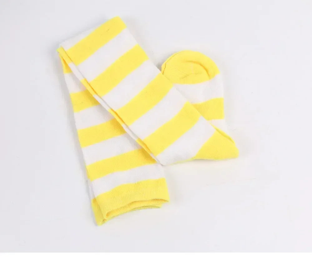 Polka Dot Over-the-Knee Socks with Soft Jacquard Knit for Casual Y2K Fashion
