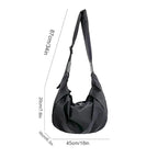 Oversized Slouchy Hobo Shoulder Bag with Relaxed Everyday Silhouette