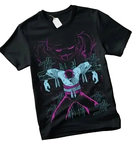 Cyber Anime Graphic Casual Streetwear Cotton Fashion Tee