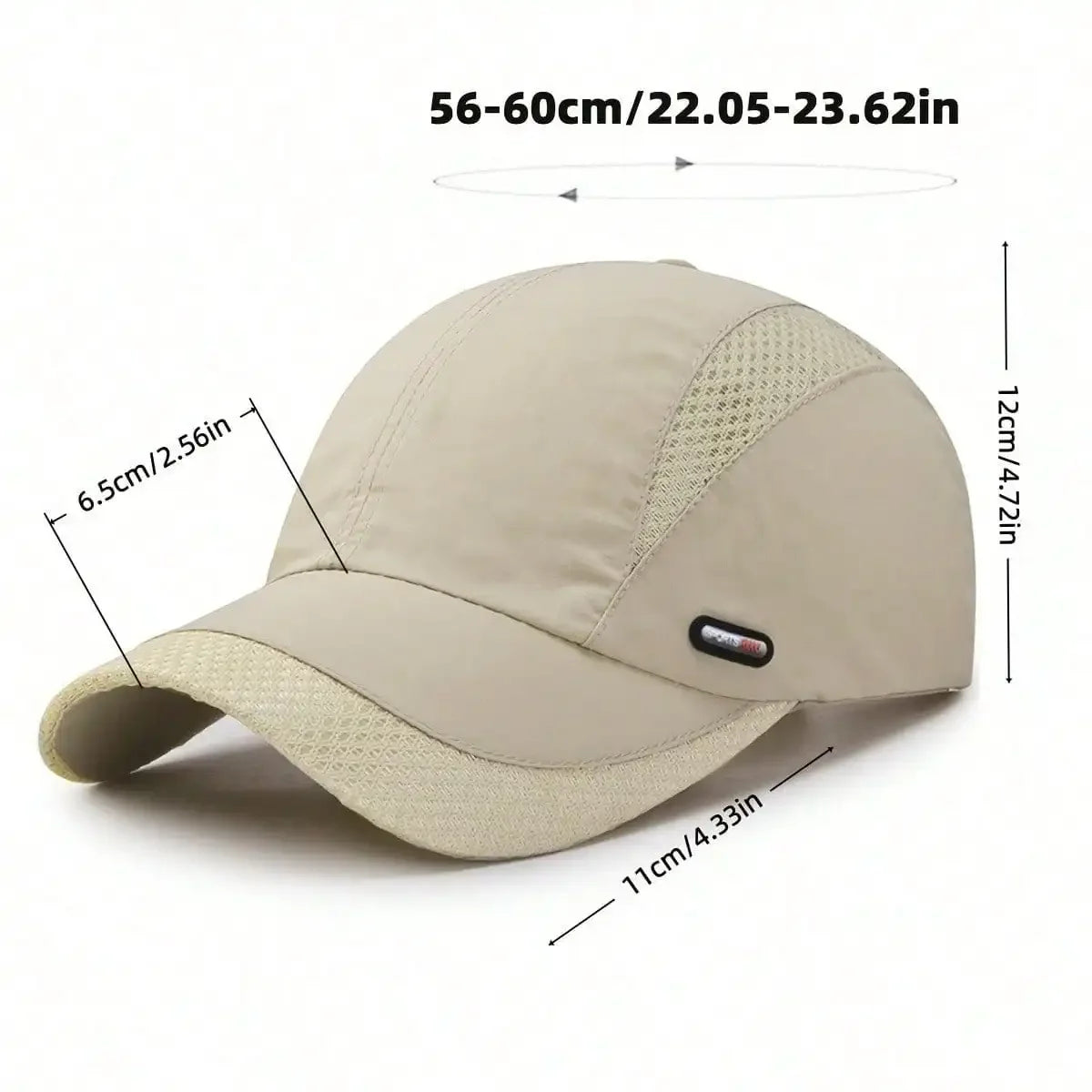 Lightweight Rayon Baseball Cap Adjustable Curved Brim Casual Outdoor Fashion Hat