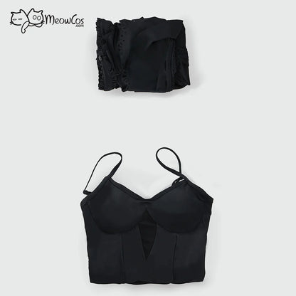 Women's Vintage Inspired Halter One Piece Swimsuit with Ruffle Neck Cover and Elegant Silhouette