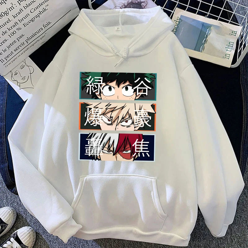 Anime-Inspired Manga Panel Oversized Hoodie for Modern Urban Streetwear