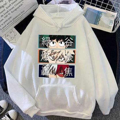 Anime-Inspired Manga Panel Oversized Hoodie for Modern Urban Streetwear