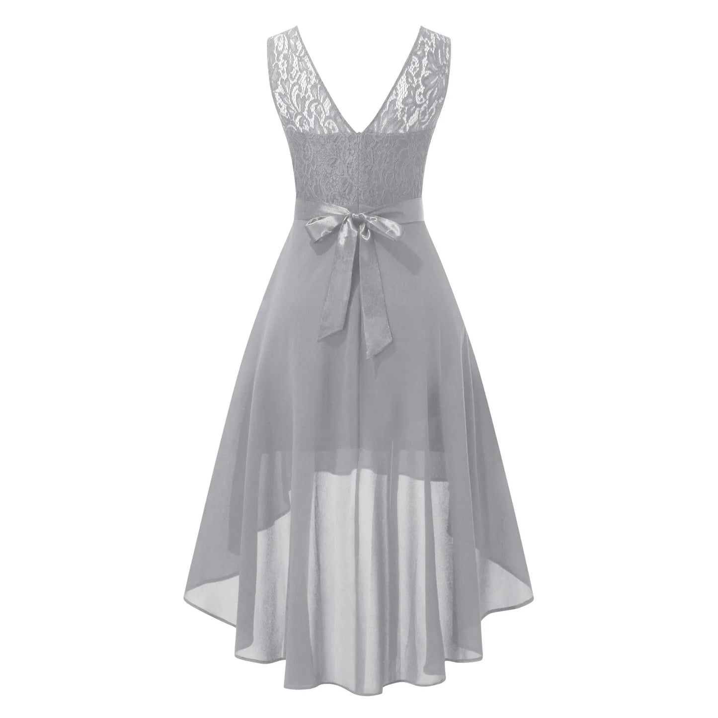 Layered Handkerchief Hem Romantic Alternative Fashion Midi Dress