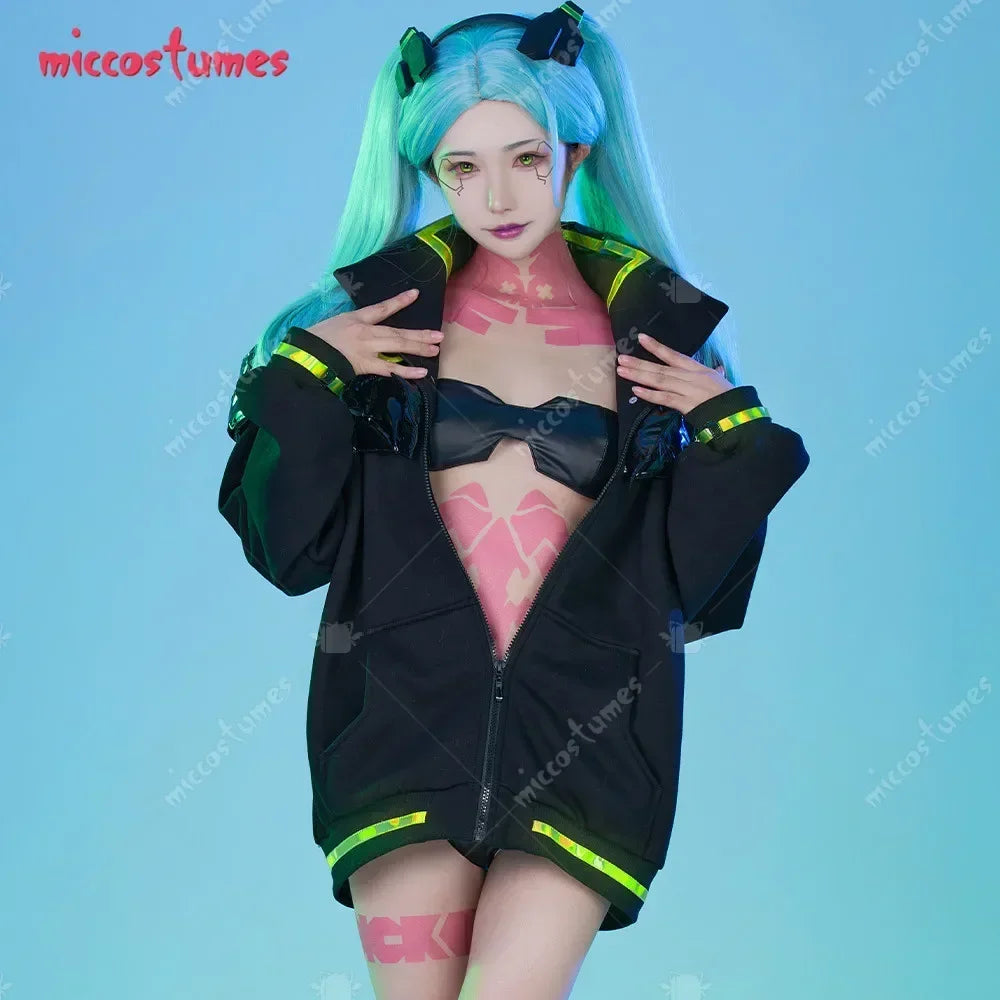 Women's Utility Inspired Jacket and Layered Outfit Set with Contemporary Streetwear Styling