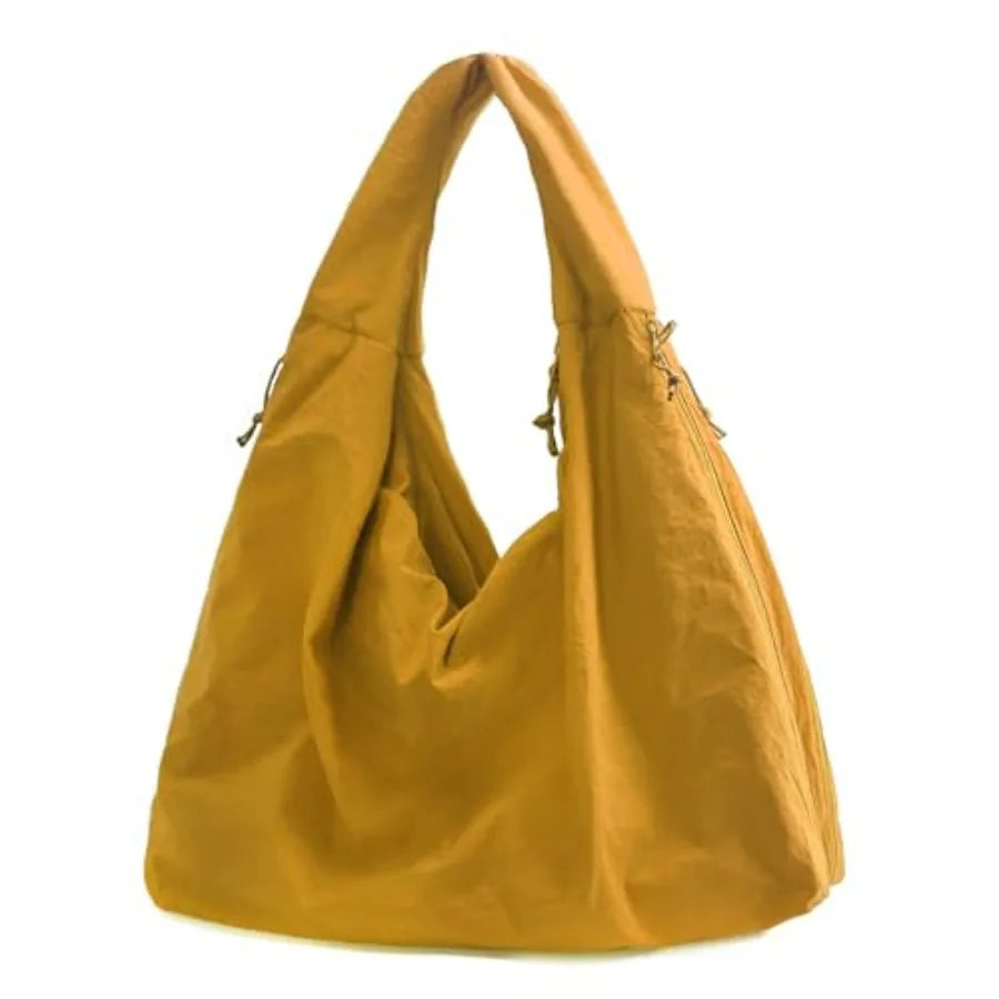 Oversized Crescent Hobo Tote Bag with Soft Slouchy Everyday Design