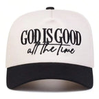 Embroidered Typography Dad Cap Adjustable Curved Brim Casual Everyday Baseball Hat