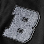 Men's Embroidered Varsity Jacket with Classic Letter Patch Streetwear Style