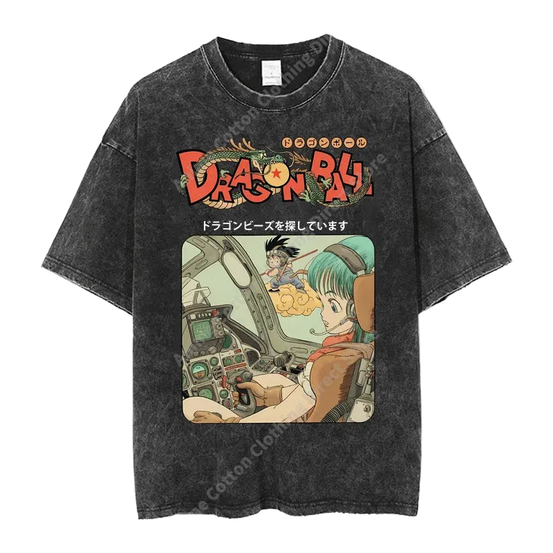 Anime Retro Adventure Manga Graphic Vintage Oversized Streetwear Cotton Tee
