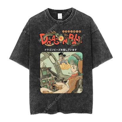 Anime Retro Adventure Manga Graphic Vintage Oversized Streetwear Cotton Tee