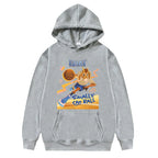 Anime Basketball Graphic Hoodie with Retro Manga Streetwear Style