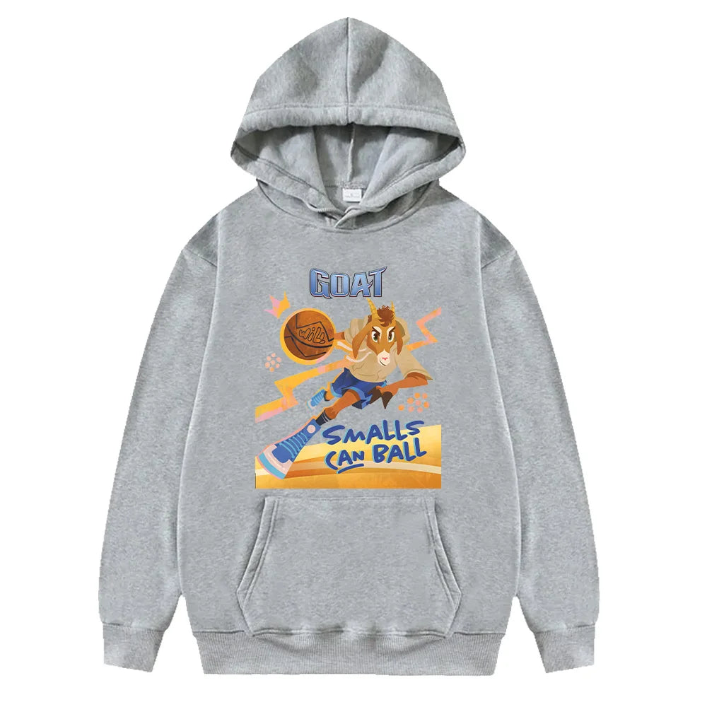 Anime Basketball Graphic Hoodie with Retro Manga Streetwear Style