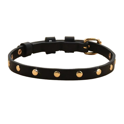 Minimalist Punk Collar Choker Necklace for Gothic Dark Feminine and Alternative Fashion Looks