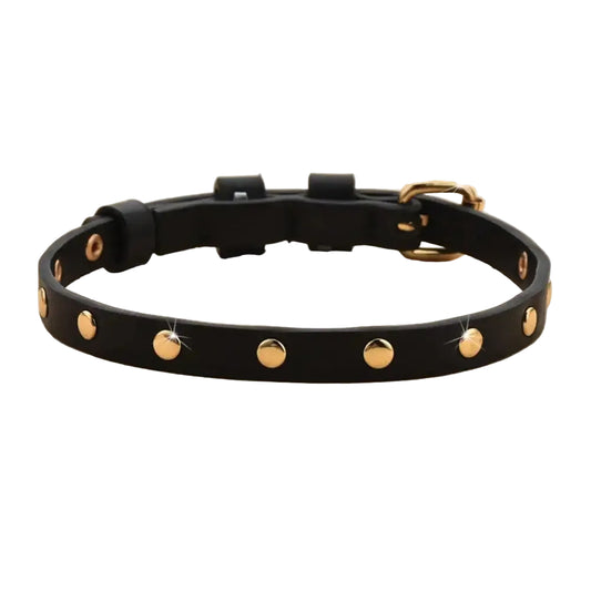 Minimalist Punk Collar Choker Necklace for Gothic Dark Feminine and Alternative Fashion Looks