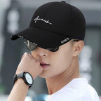 Unisex Adjustable Baseball Cap with Minimal Embroidered Detail for Casual Everyday Streetwear Style