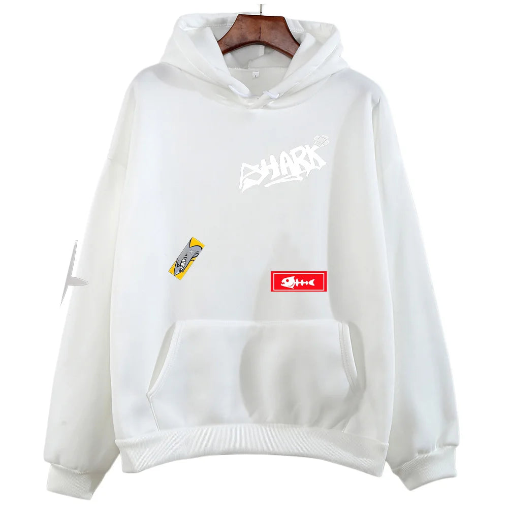Anime-Inspired Minimal Streetwear Hoodie with Urban Manga Graphic Details
