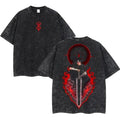 Dark Ritual Anime Goth Symbolic Oversized Streetwear Tee