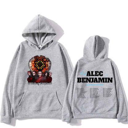 Gothic Anime Hoodie With Vintage Illustration Streetwear Design