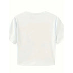 Western Inspired Graphic Baby Tee with Fitted Crop Streetwear Silhouette