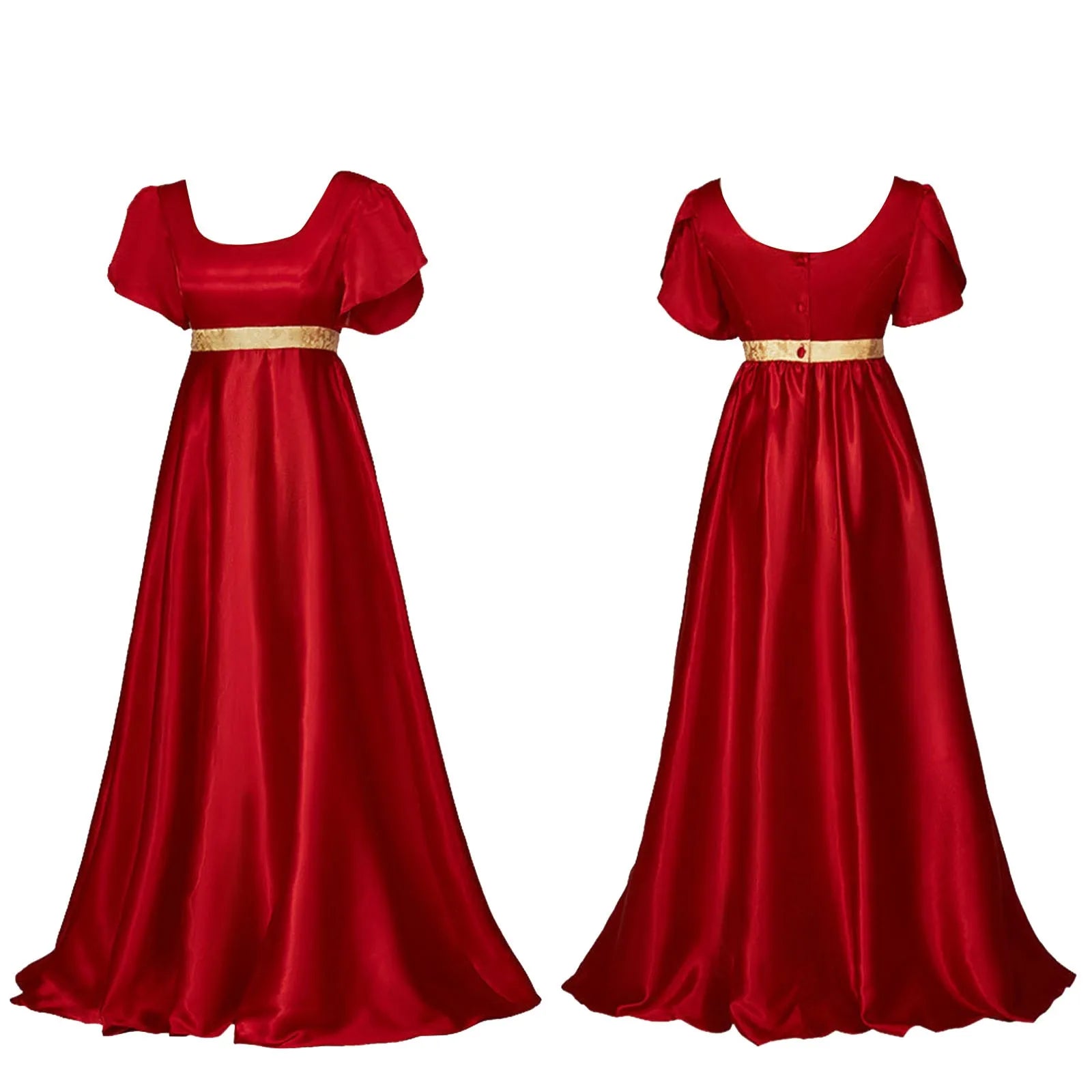 Elegant Satin-Inspired Formal Maxi Dress with Ethereal Alternative Fashion Aesthetic