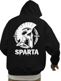 Heavyweight Warrior Graphic Hoodie with Oversized Streetwear Fit and Back Artwork