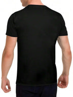 Vintage Crest Graphic Cotton Blend Streetwear T-Shirt with Ornamental Artwork