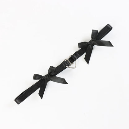 Bow Accent Thigh Garter Dark Feminine Alternative Fashion Accessory