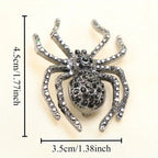 Gothic Spider Statement Brooch for Dark Alternative Styling