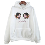 Fantasy Character Graphic Hoodie with Relaxed Streetwear Fit and Front Artwork