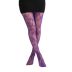 Branch Pattern Lace Fishnet Tights Nature Inspired Alternative Fashion Hosiery
